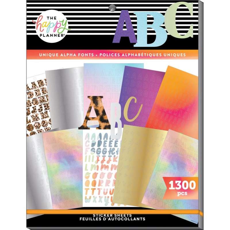 Large Value Pack Stickers - Unique Alpha Fonts