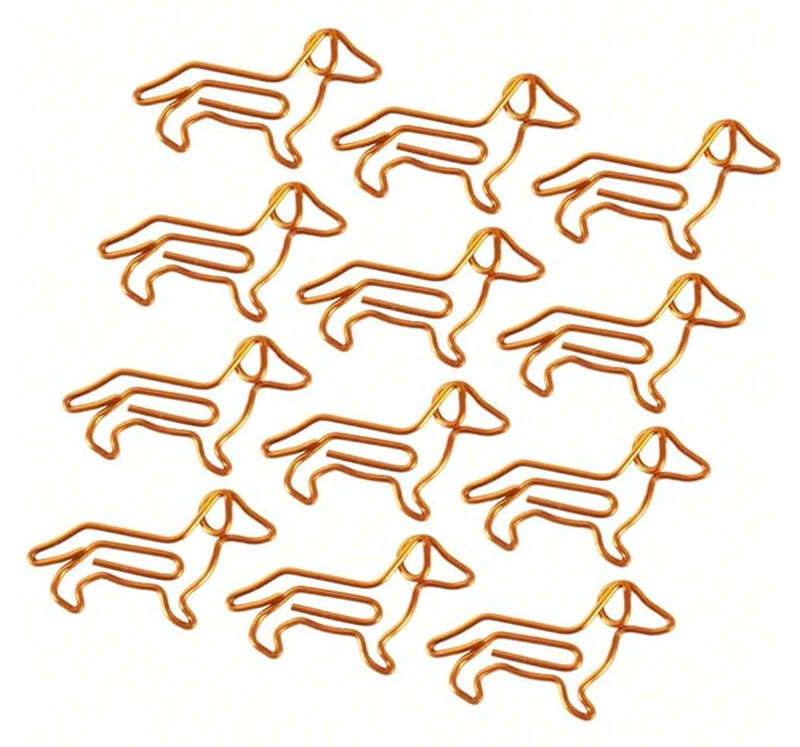 Dachshund Dog Paper Clips