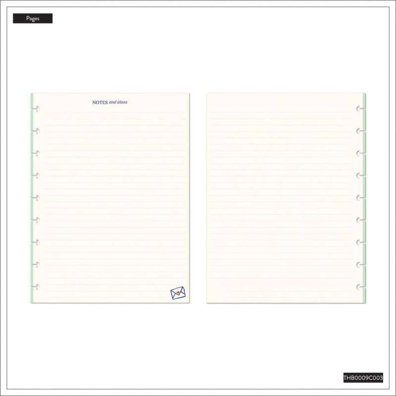 Classic Notebook + Filler Paper + Sticker Bundle - Fresh Start