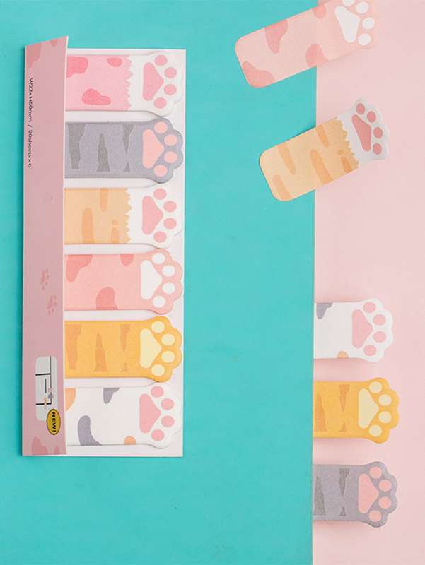 Cat Paw Sticky Notes