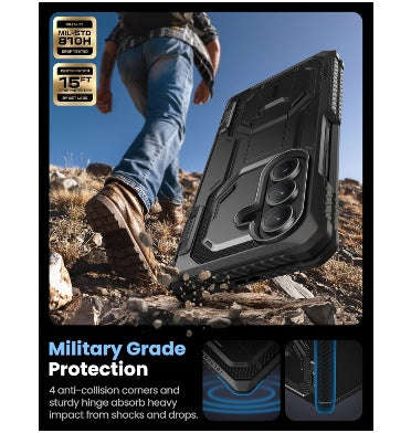 SAMSUNG GALAXY Z FOLD 7 PREMIUM FULL BODY ARMORBOX PROTECTIVE BUMPER CASE BLACK | I-BLASON