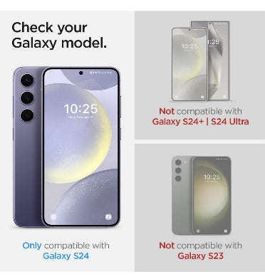SAMSUNG GALAXY S24 PREMIUM TEMPERED GLASS SCREEN PROTECTOR 2PK | SPIGEN