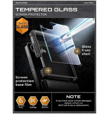 SAMSUNG GALAXY Z FLIP 7 PREMIUM FULL BODY PROTECTIVE CASE BLACK | SUPCASE