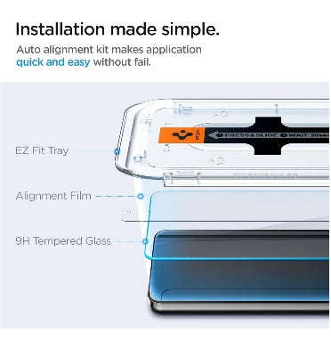 SAMSUNG GALAXY S24 PREMIUM TEMPERED GLASS SCREEN PROTECTOR 2PK | SPIGEN