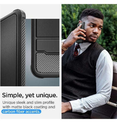 SAMSUNG GALAXY S24 PREMIUM RUGGED ARMOR CASE BLACK | SPIGEN