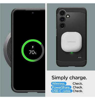 SAMSUNG GALAXY S24 PREMIUM TOUGH ARMOR CASE BLACK | SPIGEN