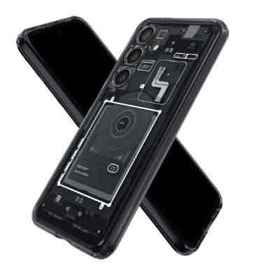 SAMSUNG GALAXY S24 PREMIUM ULTRA HYBRID CASE ZERO ONE BLACK | SPIGEN