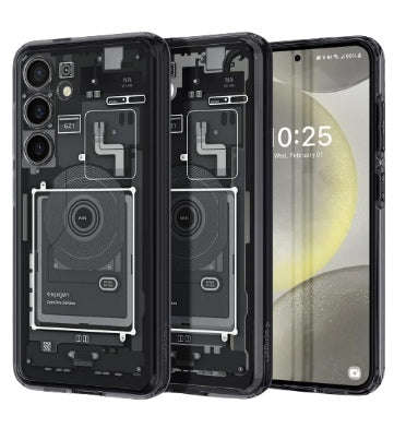 SAMSUNG GALAXY S24 PREMIUM ULTRA HYBRID CASE ZERO ONE BLACK | SPIGEN