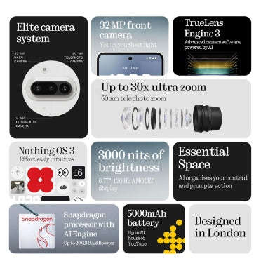 NOTHING PHONE (3A) 256GB/12GB WHITE