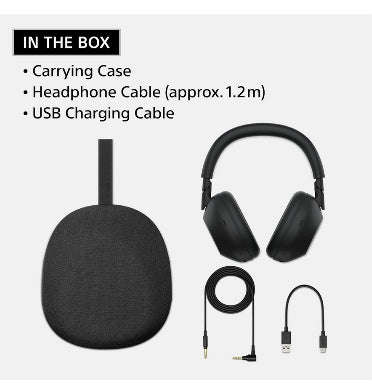 SONY WH1000XM6 NOISE CANCELLING WIRELESS HEADPHONES BLACK