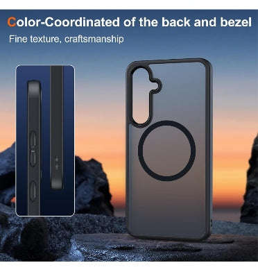 SAMSUNG GALAXY S24 PREMIUM MAGSAFE CASE TRANSLUCENT BLACK | MEIFIGNO
