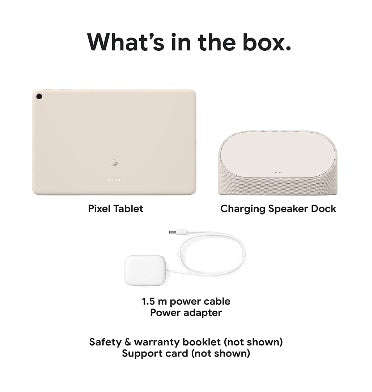 GOOGLE PIXEL TABLET WITH CHARGING SPEAKER DOCK 128GB PORCELAIN