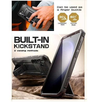 SAMSUNG GALAXY S24 FULL BODY RUGGED PROTECTIVE CASE BLACK | SUPCASE