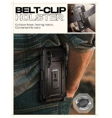 SAMSUNG GALAXY S24 FULL BODY RUGGED PROTECTIVE CASE BLACK | SUPCASE