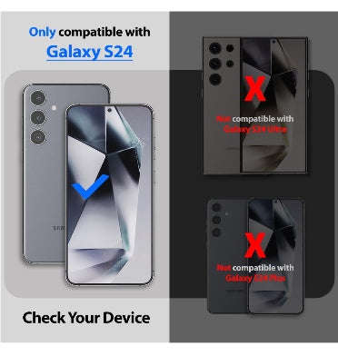 SAMSUNG GALAXY S24 TEMPERED DOME GLASS SCREEN PROTECTOR 2PK | WHITESTONE