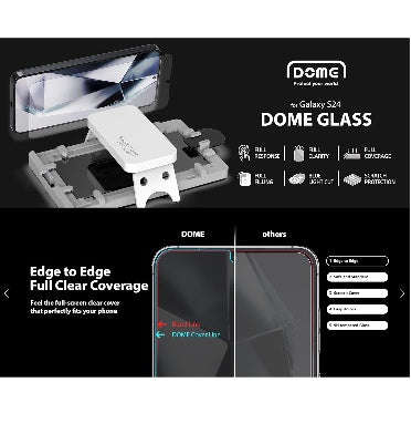 SAMSUNG GALAXY S24 TEMPERED DOME GLASS SCREEN PROTECTOR 2PK | WHITESTONE