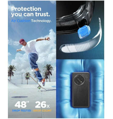 ONEPLUS 13 PREMIUM SLIM ULTRA HYBRID CASE CLEAR/BLACK | SPIGEN