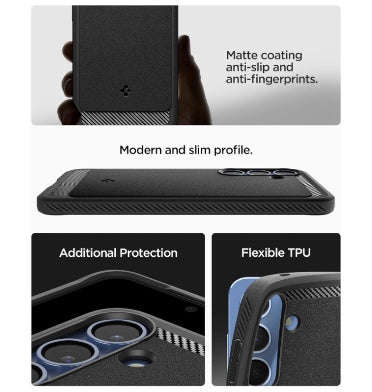 SAMSUNG GALAXY S25+ PREMIUM RUGGED ARMOR MAGSAFE CASE BLACK | SPIGEN