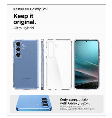 SAMSUNG GALAXY S25+ PREMIUM ULTRA HYBRID CRYSTAL CASE CLEAR | SPIGEN