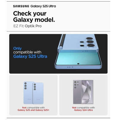SAMSUNG GALAXY S25 ULTRA OPTIK CAMERA LENS PROTECTOR 2PK | SPIGEN