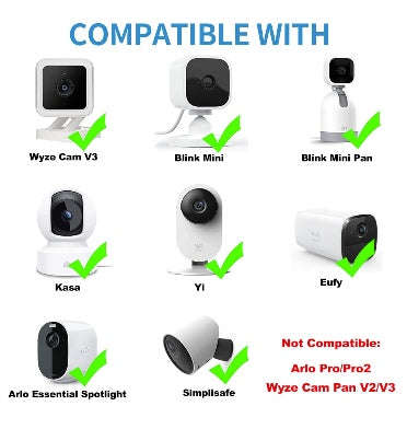 WYZE CAM POWER EXTENSION CABLE CHARGER 10FT/3M WHITE