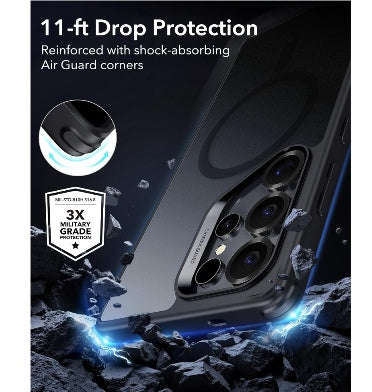 SAMSUNG GALAXY S25 ULTRA PREMIUM MAGSAFE CASE FROSTED BLACK | ESR