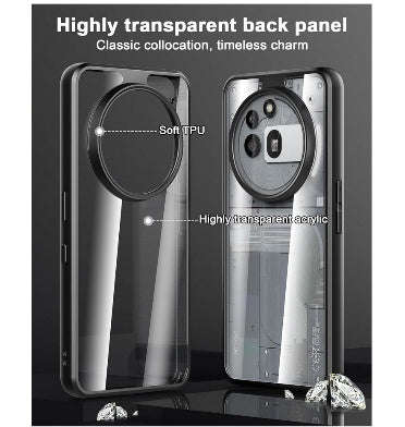 NOTHING PHONE (3A) PRO PROTECTIVE HYBRID CASE BLACK/CLEAR | FOLUU