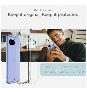 GOOGLE PIXEL 9A PREMIUM SLIM ULTRA HYBRID CASE CLEAR | SPIGEN