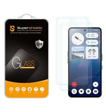 NOTHING PHONE (3A) PREMIUM TEMPERED GLASS SCREEN PROTECTOR 2PK | SUPERSHIELDZ