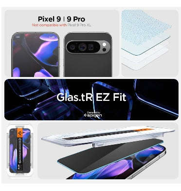 GOOGLE PIXEL 9 / 9 PRO PREMIUM TEMPERED GLASS SCREEN PROTECTOR - PRIVACY 2PK | SPIGEN