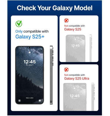 SAMSUNG GALAXY S25+ TEMPERED DOME GLASS SCREEN PROTECTOR 2PK | WHITESTONE