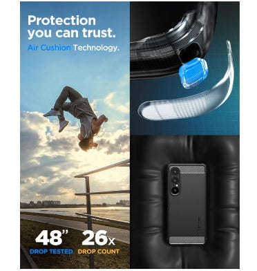 SONY XPERIA 1 VII PREMIUM RUGGED ARMOR CASE BLACK | SPIGEN