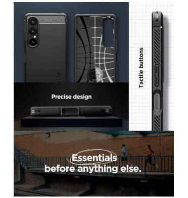 SONY XPERIA 1 VII PREMIUM RUGGED ARMOR CASE BLACK | SPIGEN