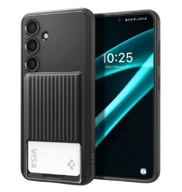 SAMSUNG GALAXY S24+ PREMIUM SLIM LIQUID SLOT BLACK | SPIGEN