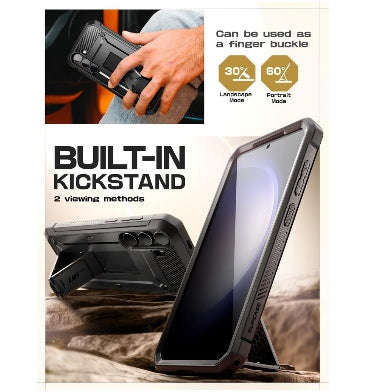 SAMSUNG GALAXY S24+ FULL BODY RUGGED PROTECTIVE CASE BLACK | SUPCASE