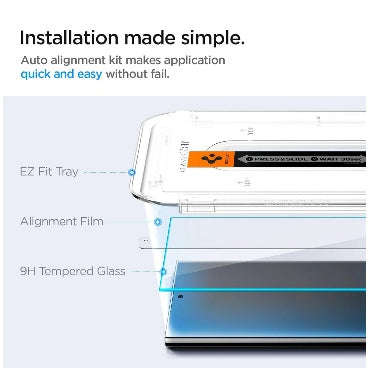 SAMSUNG GALAXY S24 ULTRA PREMIUM TEMPERED GLASS SCREEN PROTECTOR 2PK | SPIGEN