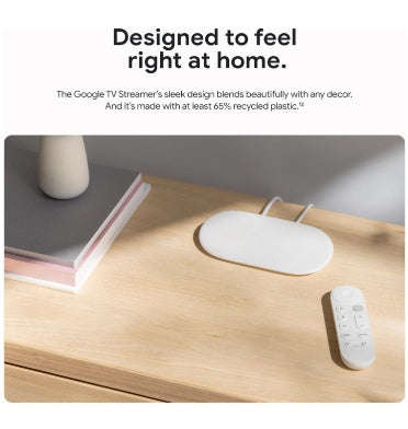 GOOGLE TV STREAMER 4K PORCELAIN (2024)