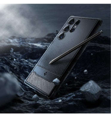 SAMSUNG GALAXY S24 ULTRA PREMIUM RUGGED ARMOR CASE BLACK | SPIGEN