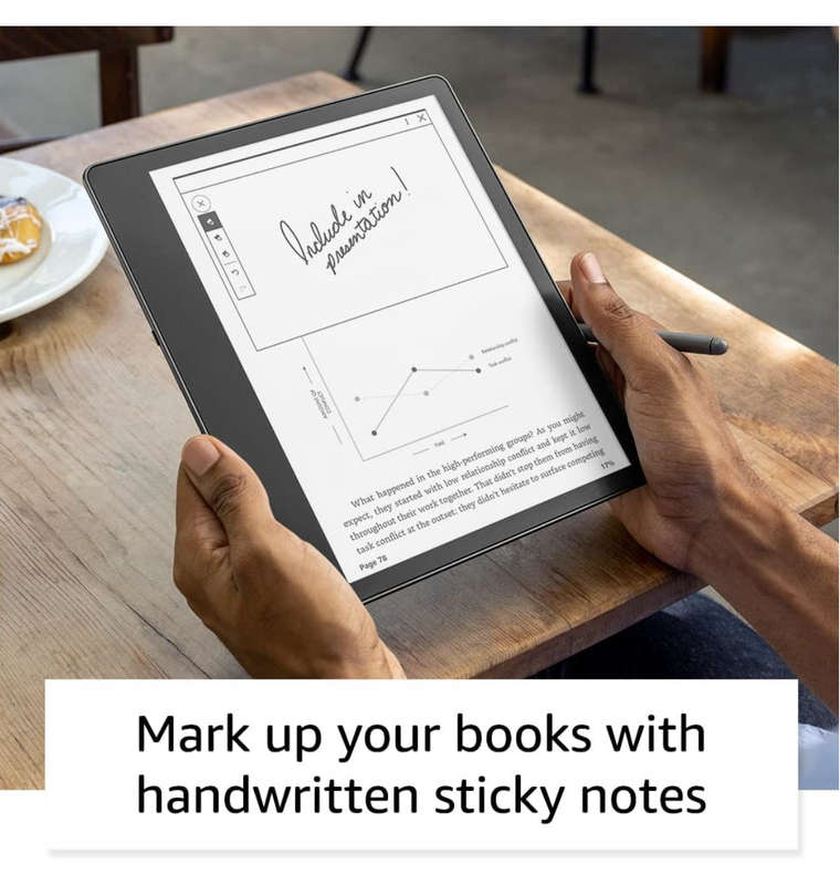 AMAZON KINDLE SCRIBE 10.2" 64GB WITH PREMIUM PEN BLACK (2022)