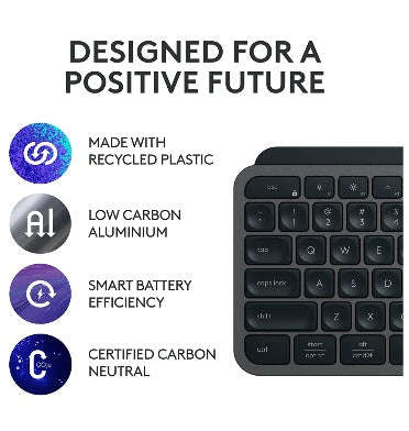 LOGITECH MX KEYS S ADVANCED WIRELESS KEYBOARD GRAPHITE