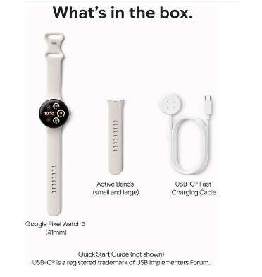 GOOGLE PIXEL WATCH 3 41MM MATTE BLACK/OBSIDIAN