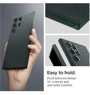 SAMSUNG GALAXY S24 ULTRA PREMIUM SLIM LIQUID AIR CASE ABYSS GREEN | SPIGEN