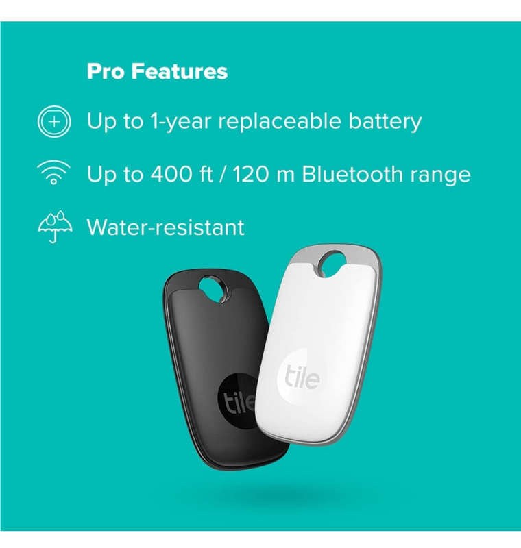 TILE MATE PRO 1PK BLACK (2022)