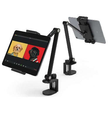 UNIVERSAL MULTI-ANGLE ADJUSTABLE LONG ARM TABLET DESK MOUNT STAND HOLDER | INIFISPCE
