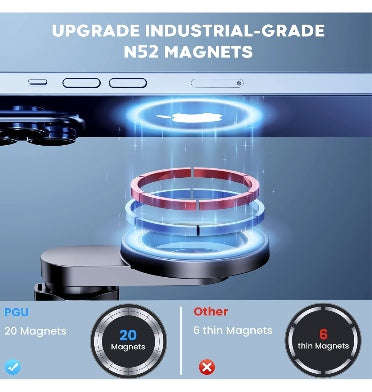 PGU MAGSAFE MAGNETIC AIR VENT CAR PHONE MOUNT