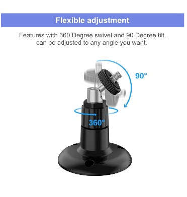 BLINK XT4 CAMERA WALL MOUNT PROTECTIVE COVER & BRACKET BLACK 3PK