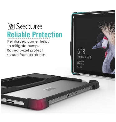 MICROSOFT SURFACE PRO PROTECTIVE RUGGED CASE BLACK | MOKO