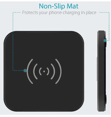 CHOETECH 10W FAST WIRELESS CHARGING PAD BLACK