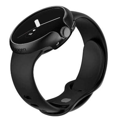 GOOGLE PIXEL WATCH 2 PREMIUM THIN FIT PROTECTIVE CASE BLACK | SPIGEN