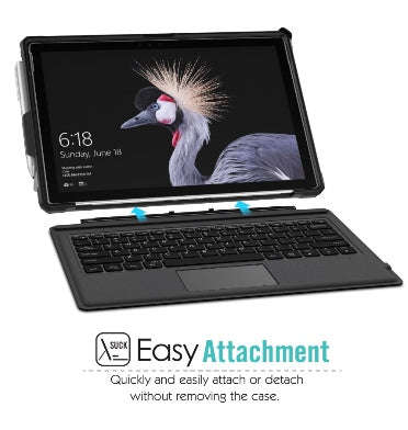 MICROSOFT SURFACE PRO PROTECTIVE RUGGED CASE BLACK | MOKO